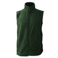 Bottle Green - Front - Jerzees Colour Fleece Gilet Jacket - Bodywarmer