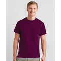 Burgundy - Side - Jerzees Colours Mens Classic Short Sleeve T-Shirt