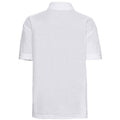 White - Back - Jerzees Schoolgear Childrens 65-35 Pique Polo Shirt