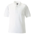 White - Front - Jerzees Schoolgear Childrens 65-35 Pique Polo Shirt