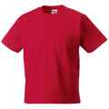Classic Red - Front - Jerzees Schoolgear Childrens Classic Plain T-Shirt