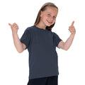 French Navy - Back - Jerzees Schoolgear Childrens Classic Plain T-Shirt