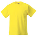 Yellow - Front - Jerzees Schoolgear Childrens Classic Plain T-Shirt