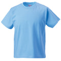 Sky Blue - Front - Jerzees Schoolgear Childrens Classic Plain T-Shirt