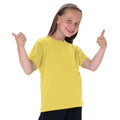 Yellow - Back - Jerzees Schoolgear Childrens Classic Plain T-Shirt