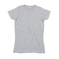 Heather Grey Melange - Front - Mantis Ladies Superstar Short Sleeve T-Shirt