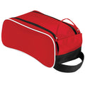 Classic Red-Black-White - Front - Quadra Teamwear Shoe Bag - 9 Litres