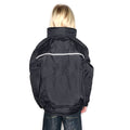 Black-Ash - Back - Regatta Kids-Childrens Waterproof Windproof Dover Jacket