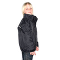Black-Ash - Lifestyle - Regatta Kids-Childrens Waterproof Windproof Dover Jacket