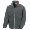 Oxford Grey - Front - Result Mens Full Zip Active Fleece Anti Pilling Jacket