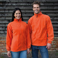 Orange - Lifestyle - Result Mens Full Zip Active Fleece Anti Pilling Jacket