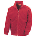 Red - Front - Result Mens Full Zip Active Fleece Anti Pilling Jacket