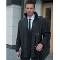 Black - Back - Result Mens Lightweight Windcheater in a Bag Showerproof Windproof Jacket (Concealed Hood)