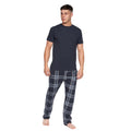 Navy - Front - Duck and Cover Mens Callister Pyjama Set