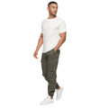 Olive - Lifestyle - Crosshatch Mens Sidemoore Cargo Trousers