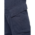 Navy - Side - Crosshatch Mens Sidemoore Cargo Trousers
