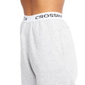 Grey Marl - Side - Crosshatch Womens-Ladies Jacklight Jogging Bottoms
