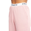 Dusty Pink - Side - Crosshatch Womens-Ladies Jacklight Jogging Bottoms
