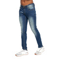 Tinted Blue - Side - Duck and Cover Mens Tranfil Slim Jeans
