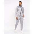 Grey - Close up - Crosshatch Mens Catmoore Tracksuit Bottoms