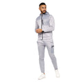 Grey - Pack Shot - Crosshatch Mens Catmoore Tracksuit Bottoms