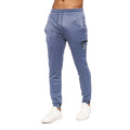 Steel Blue - Front - Crosshatch Mens Catmoore Tracksuit Bottoms