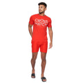 Red - Lifestyle - Crosshatch Mens Meshouts T-Shirt