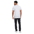 White - Back - Crosshatch Mens Vellamort Polo Shirt