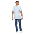 Light Blue - Back - Crosshatch Mens Sullivan T-Shirt