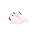 White-Red - Front - Crosshatch Mens Smitlay MVE Trainers