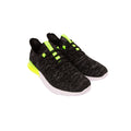 Black-Green - Front - Crosshatch Mens Smitlay MVE Trainers
