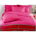 Cerise Pink - Back - Belledorm 200 Thread Count Egyptian Blend Duvet Cover
