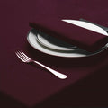 Maroon - Front - Belledorm Amalfi Rectangular Table Cloth