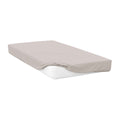 Oyster - Front - Belledorm 200 Thread Count Egyptian Cotton Deep Fitted Sheet