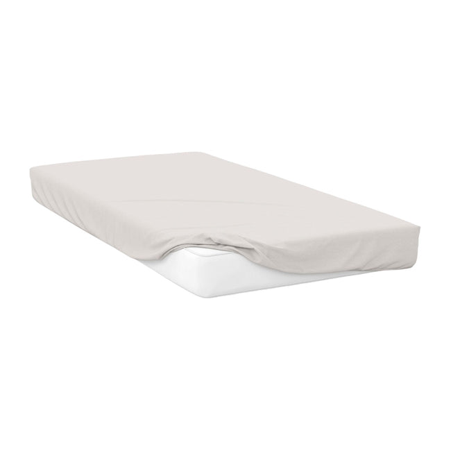 Ivory - Front - Belledorm 200 Thread Count Egyptian Cotton Ultra Deep Fitted Sheet