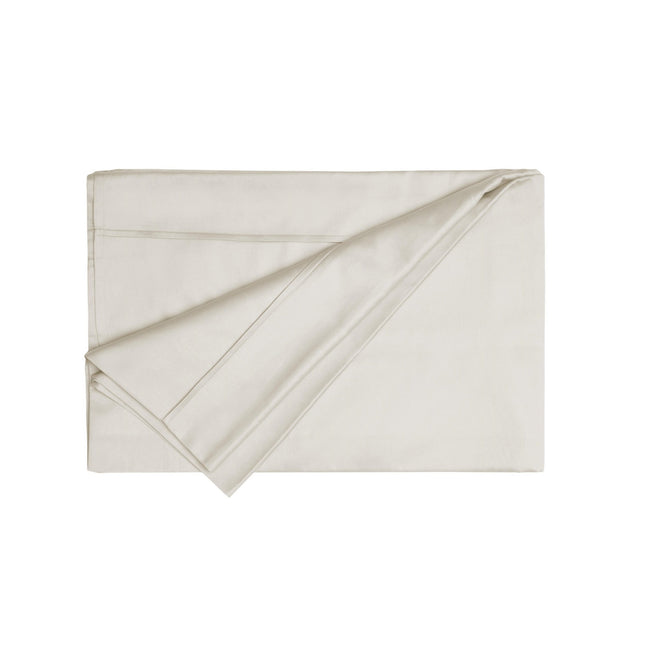 Ivory - Front - Belledorm 200 Thread Count Egyptian Cotton Flat Sheet
