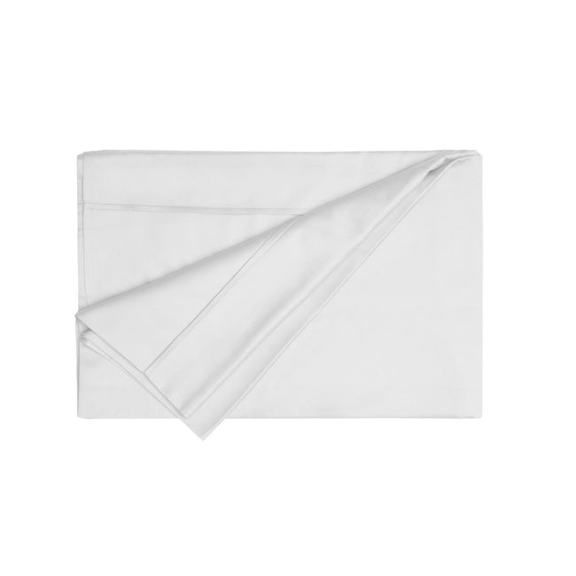 White - Front - Belledorm 200 Thread Count Egyptian Cotton Flat Sheet
