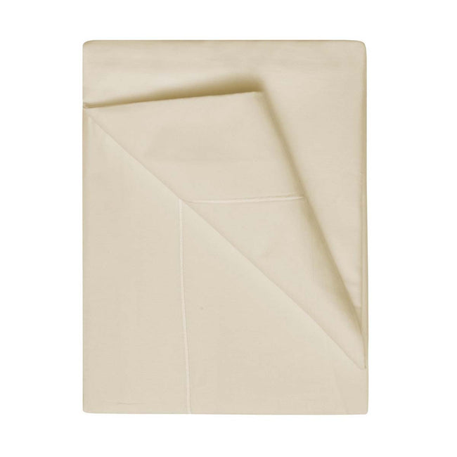 Cream - Front - Belledorm 400 Thread Count Egyptian Cotton Flat Sheet