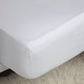 White - Front - Belledorm 400 Thread Count Egyptian Cotton Extra Long Fitted Sheet