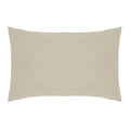 Mushroom - Front - Belledorm Easycare Percale Housewife Pillowcase