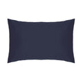 Navy - Front - Belledorm Easycare Percale Housewife Pillowcase