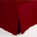 Red - Front - Belledorm Easycare Percale Fitted Valance