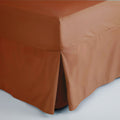 Terracotta - Front - Belledorm Easycare Percale Fitted Valance