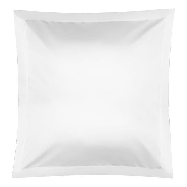 White - Front - Belledorm 100% Cotton Sateen Continental Pillowcase