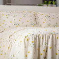 Ivory - Side - Belledorm Bluebell Meadow Fitted Bedspread