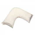 Ivory - Front - Belledorm Easycare Percale V-Shaped Orthopaedic Pillowcase