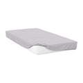 Cloud Grey - Front - Belledorm Percale Fitted Sheet