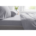 Cloud Grey - Back - Belledorm Percale Extra Deep Fitted Sheet