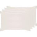 Ivory - Front - Belledorm Percale Housewife Pillowcase (Pack of 4)