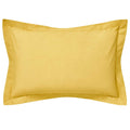 Ochre Yellow - Front - Belledorm Egyptian Cotton Oxford Pillowcase (Pack of 2)